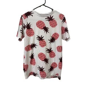 Free Planet Men's Small T-Shirt Pineapple Design NWOT